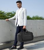 OZUKO 9709 Large Travel Duffel Bag - Water-Resistant Oxford Fabric with Shoe Compartment - Image 6