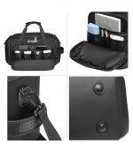OZUKO 9709 Large Travel Duffel Bag - Water-Resistant Oxford Fabric with Shoe Compartment - Image 4