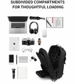 OZUKO 9716 Travel Laptop Backpack – Water-Resistant, Anti-Theft, Lightweight - Image 39
