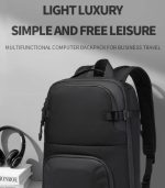 OZUKO 9716 Travel Laptop Backpack – Water-Resistant, Anti-Theft, Lightweight - Image 43