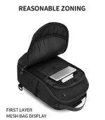OZUKO 9731 Crossbody Chest Bag for Men – Waterproof, Minimalist Sling Bag for Hiking - Image 39