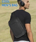 OZUKO 9731 Crossbody Chest Bag for Men – Waterproof, Minimalist Sling Bag for Hiking - Image 34