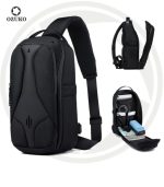 OZUKO 9735 Sling Crossbody Chest Bag – Water-Resistant, Multi-Compartment - Image 52