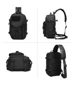 OZUKO 9737 Chest Shoulder Bag – Tactical & Water-Resistant Sling - Image 27