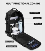 OZUKO 9737 Chest Shoulder Bag – Tactical & Water-Resistant Sling - Image 30