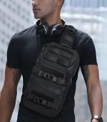 OZUKO 9738 Designer Waterproof Chest Bag for Men – Crossbody Sling for Outdoor, Travel, and Daily Use - Image 24