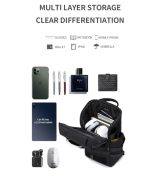 OZUKO 9738 Designer Waterproof Chest Bag for Men – Crossbody Sling for Outdoor, Travel, and Daily Use - Image 30