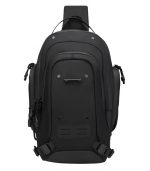 OZUKO 9740 Large Capacity Waterproof Chest Bag – Lightweight Oxford Crossbody Sling Backpack - Image 19