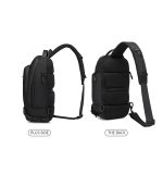 OZUKO 9740 Large Capacity Waterproof Chest Bag – Lightweight Oxford Crossbody Sling Backpack - Image 23