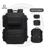 OZUKO 9762 3-in-1 Expandable Anti-Theft Travel Backpack for Unisex – Large Capacity Waterproof Outdoor Adventure Bag - Image 10