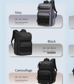 OZUKO 9797S Travel Laptop Backpack – USB Port, Water-Resistant, Airline-Approved Carry-On - Image 58