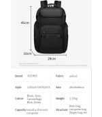 OZUKO 9799 Travel Laptop Backpack – USB Port, Water-Resistant - Image 43