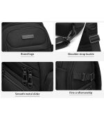OZUKO 9807 Sling Chest Bag – Waterproof, Thermal Pouch, Anti-Theft Pocket - Image 43