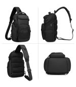 OZUKO 9809 Lightweight Outdoor Sling Bag – Stylish & Wear-Resistant Chest Shoulder Bag for Daily and Travel Use - Image 16