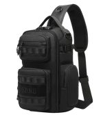 OZUKO 9812 Crossbody Sling Chest Bag – Anti-Theft Lock, Breathable Back Panel - Image 25