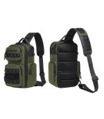 OZUKO 9812 Crossbody Sling Chest Bag – Anti-Theft Lock, Breathable Back Panel - Image 39