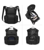 OZUKO 9816 Water-Resistant Thigh Pack for Men - Motorcycle Leg Bag, Tear-Resistant Cycling Drop Leg Pouch, Multi-Functional Crossbody Pack - Image 4