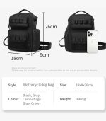 OZUKO 9818 Tactical Drop Leg Bag – Water-Resistant Thigh Pack for Hiking and Outdoor Use - Image 20