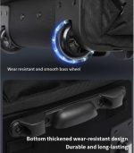 OZUKO 9820L Unisex Travel Bag with Wheels, 14-Inch Laptop Trolley Backpack with Swivel Casters, TSA-Approved Lock & Retractable Handle, 48×25×34 cm - Image 33