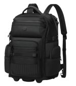 OZUKO 9820S Unisex Travel Bag with Wheels, 12.9-Inch Laptop Trolley Backpack with Swivel Casters, TSA-Approved Lock & Retractable Handle, 42×21×31 cm - Image 26