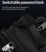 OZUKO 9842L Travel Laptop Backpack – USB Port, Water-Resistant - Image 69