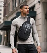 OZUKO 9844 Tactical Anti-Theft Shoulder Bag for Men – Durable Waterproof Oxford Fashion Bag for Outdoor Adventure & Daily Use - Image 10