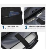 OZUKO 9847 Travel Laptop Backpack – USB Port, Water-Resistant - Image 52