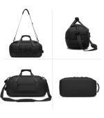 OZUKO 9880 Durable Oxford Gym and Travel Duffel Bag for Unisex – Large Capacity Waterproof Fitness Organizer with Shoe Compartment - Image 5