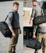 OZUKO 9880 Durable Oxford Gym and Travel Duffel Bag for Unisex – Large Capacity Waterproof Fitness Organizer with Shoe Compartment - Image 8