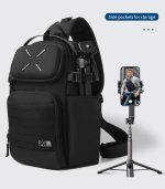 OZUKO 9890 Water-Resistant Crossbody Sling Bag for Men – Punk Style Large Capacity Oxford Travel & Outdoor Shoulder Bag - Image 8