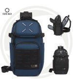 OZUKO 9890 Water-Resistant Crossbody Sling Bag for Men – Punk Style Large Capacity Oxford Travel & Outdoor Shoulder Bag - Image 3