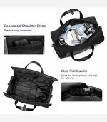OZUKO 9288 Convertible Garment Travel Duffel Bag – 50L Waterproof Weekender for Short Trips - Image 18