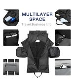 OZUKO 9288 Convertible Garment Travel Duffel Bag – 50L Waterproof Weekender for Short Trips - Image 16