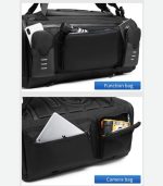 OZUKO 9326 45L Antitheft Sneaker Travel Backpack – Multipurpose Gym & Hiking Bag for Men - Image 38