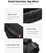 OZUKO 9349 Waterproof Waist Bag – Lightweight Running Belt & Tactical Crossbody Chest Bag - Image 20