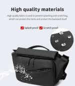 OZUKO 9349 Waterproof Waist Bag – Lightweight Running Belt & Tactical Crossbody Chest Bag - Image 19