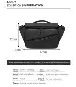 OZUKO 9349 Waterproof Waist Bag – Lightweight Running Belt & Tactical Crossbody Chest Bag - Image 18