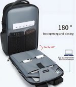 OZUKO 9772S Waterproof Travel Laptop Backpack – High-Capacity Business Bag - Image 36