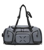 OZUKO 9834 Waterproof Tactical Sneaker Travel Backpack for Men, 46L Large Capacity Duffel Weekender Bag with Ventilated Shoe Compartment - Image 3