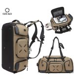 OZUKO 9834 Waterproof Tactical Sneaker Travel Backpack for Men, 46L Large Capacity Duffel Weekender Bag with Ventilated Shoe Compartment - Image 20