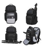 OZUKO 9891 Durable Waterproof Anti-Theft Tactical Backpack, 25L Large Capacity Multi-functional Tactical Backpack for Work and Travel - Image 6