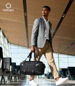 OZUKO 9903 Large Capacity Duffel Bag & Backpack, Multi-Purpose Weekender Travel Bag For Men - Image 11