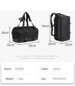 OZUKO 9903 Large Capacity Duffel Bag & Backpack, Multi-Purpose Weekender Travel Bag For Men - Image 9