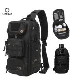 OZUKO 9912 Tactical Sling Bag for Men, Lightweight & Waterproof Chest Bag for Camping - Image 17