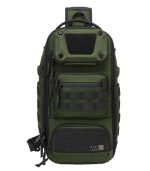 OZUKO 9912 Tactical Sling Bag for Men, Lightweight & Waterproof Chest Bag for Camping - Image 4