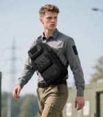 OZUKO 9912 Tactical Sling Bag for Men, Lightweight & Waterproof Chest Bag for Camping - Image 13